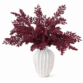 30" Artificial Cedar Branches Faux Lover Grass Spray - Set of 6 #color_red