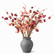 29” Faux Pomegranate Dusty Frosted Branches - Set of 3