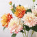 24.4" Artificial Dahlia with Buds Real Texture - Set of 5