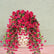 Artificial UV Resistant Hanging Morning Glory Flowers - Set of 5