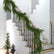 9FT Realastic Touch Christmas Pine Garland Artificial Norfolk Pine Garland for Indoor Outdoor