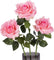 28.7" Realistic Touch Roses Flowers - Set of 3
