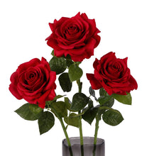 28.7" Realistic Touch Roses Flowers - Set of 3