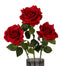 28.7" Realistic Touch Roses Flowers - Set of 3