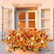 Fall Faux Petunia Flowers in Orange - 2 Pcs #color_3-Color Mix