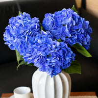 21” Realistic Touch Hydrangea Flowers for Indoor Outdoor - Set of 3