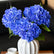21” Realistic Touch Hydrangea Flowers for Indoor Outdoor - Set of 3