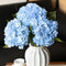 21” Realistic Touch Hydrangea Flowers for Indoor Outdoor - Set of 3