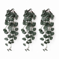 3’ Artificial Hanging Tropical Green Foliage Vines - Set of 3