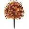 Fall Artificial Flower Stake Outdoor Mum Decor #color_Mixed colors