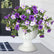 Artificial Petunia Faux Flowers UV for Outdoor Indoor - 2 Pcs #color_Purple