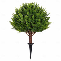 24" Artificial Cypress Topiary UV Resistant for Outdoor Indoor