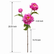 30" Realistic Touch 3-Head Artificial Peony Bouquets - Set of 6