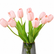 Realastic Touch Artificial Tulip Bouquet with Long Stems-Set of 10