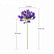 30” Artificial Agapanthus Flowers Lily of the Nile - Set of 3