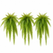 29" Artificial Hanging Boston Fern Stems Faux Persian Fern - Set of 3