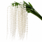 39" Faux Pea Pod Vines Artificial String of Pearls Hanging Plants - Set of 6