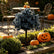 21.7" Halloween Artificial Violet Flower UV Resistant Decor #color_Dark Blue