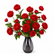 30" Realistic Touch 3-Head Artificial Peony Bouquets - Set of 6