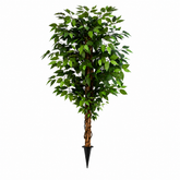 3.94‘ Realistic Ficus Banyan Tree with Natural Wood Trunk