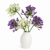 30” Artificial Agapanthus Flowers Lily of the Nile - Set of 3
