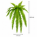 29" Artificial Hanging Boston Fern Stems Faux Persian Fern - Set of 3