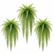 29" Artificial Hanging Boston Fern Stems Faux Persian Fern - Set of 3