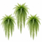 29" Artificial Hanging Boston Fern Stems Faux Persian Fern - Set of 3