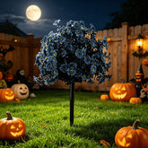 21.7" Halloween Artificial Violet Flower UV Resistant Decor #color_Dark Blue