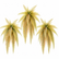29" Artificial Hanging Boston Fern Stems Faux Persian Fern - Set of 3