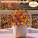 Fall Artificial Flower Stake Outdoor Mum Decor #color_Mixed colors