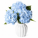 21” Realistic Touch Hydrangea Flowers for Indoor Outdoor - Set of 3