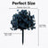 21.7" Halloween Artificial Violet Flower UV Resistant Decor #color_Dark Blue