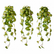 3’ Artificial Hanging Tropical Green Foliage Vines - Set of 3