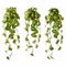 3’ Artificial Hanging Tropical Green Foliage Vines - Set of 3