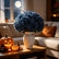 21.7" Halloween Artificial Violet Flower UV Resistant Decor #color_Dark Blue