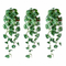 3’ Artificial Hanging Tropical Green Foliage Vines - Set of 3