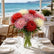 28" Real Texture Faux Chrysanthemum Flowers - Set of 3