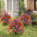 Outdoor Artificial Flower Stakes Decor for Garden Yard & Lawn #color_Mixed colors