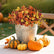 Autumn Faux Silk Daisy Flowers Halloween - Set of 12 #color_3-Color Mix