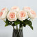 19" Real Texture Artificial Austin Roses Flowers - Set of 3