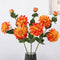 24.4" Artificial Dahlia with Buds Real Texture - Set of 5