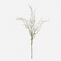 47" Faux Curly Willow Branches - Set of 6