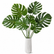 Realistic Touch Artificial Tropical Leaf Greenery for Indoor Outdoor - Set of 6