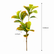 34In Realistic Artificial Croton Plant Stems for Indoor Outdoor-Set of 2
