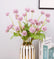 21” Faux 5-Head Mini Pompon Chrysanthemum - Set of 6