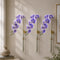 42In Artificial Phalaenopsis Orchid Flowers Long Realistic Latex-Set of 3