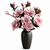 39In Realistic Artificial Magnolia Flower Stems for Wedding Floral D¨¦cor-Set of 3