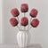 Realistic Artificial Thistle Flower Stems-Set of 6