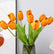 Realastic Touch Artificial Tulip Bouquet with Long Stems-Set of 10